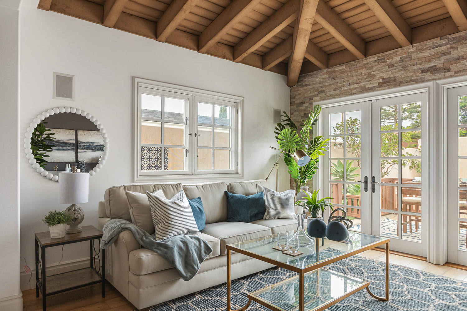 we take care of the little things so you dont ahve to - staged living room