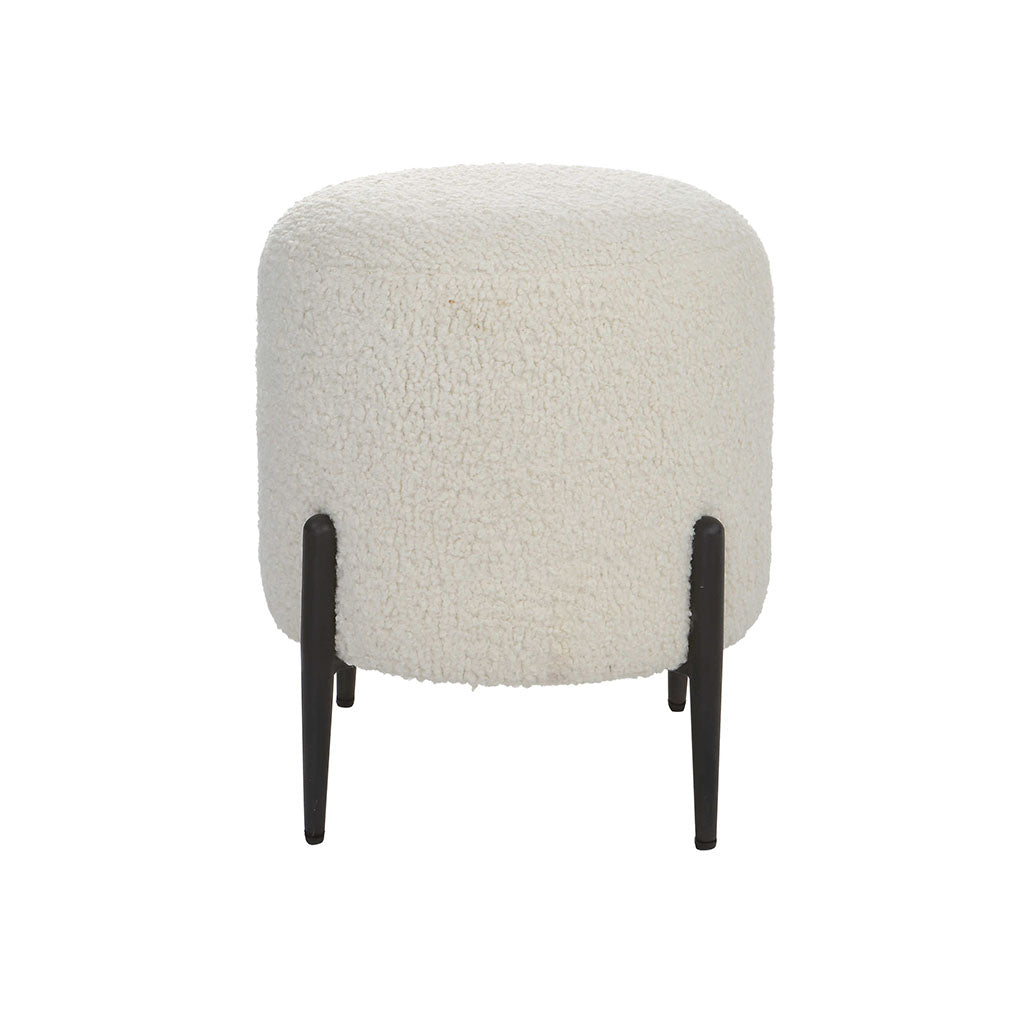 Plush Ottoman