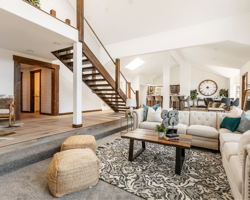 our mission statement - staged living room